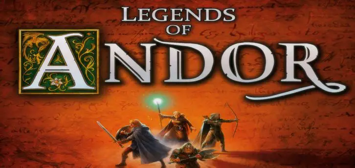 Legends of Andor role playing board game cover image