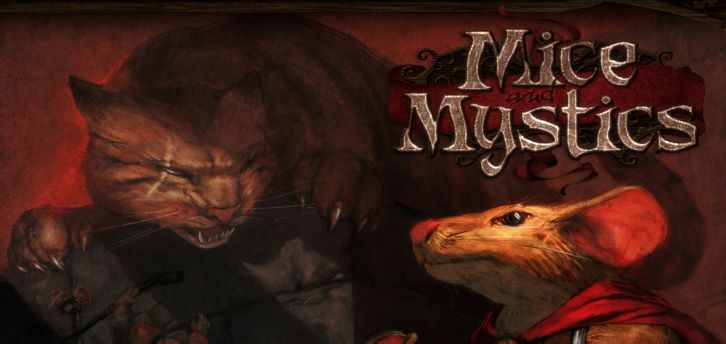 Mice and Mystics role playing board game cover image