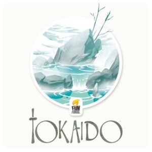 Tokaido board game hot spring logo