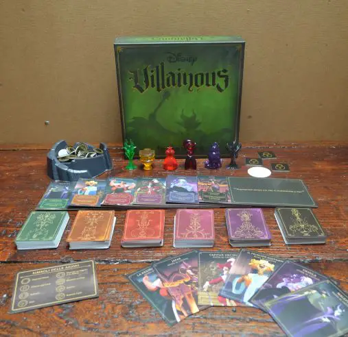 Villainous game components