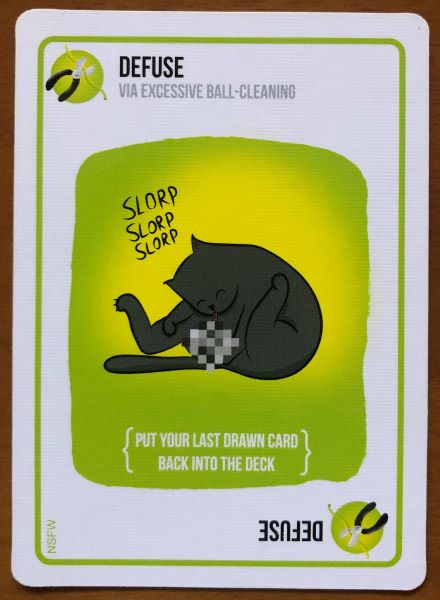 Exploding Kittens - Defuse card