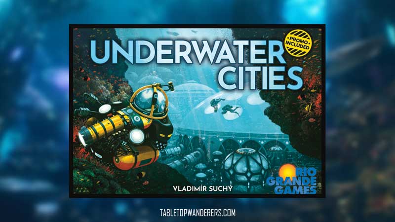 best city building games Underwater Cities game cover on a defocused bg