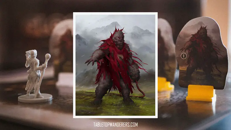 gloomhaven jaws of the lion blood monstrosity image over a background photo